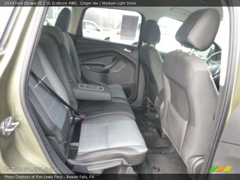 Ginger Ale / Medium Light Stone 2014 Ford Escape SE 2.0L EcoBoost 4WD