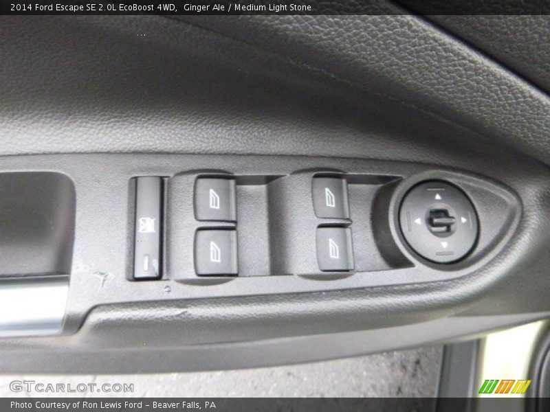 Ginger Ale / Medium Light Stone 2014 Ford Escape SE 2.0L EcoBoost 4WD