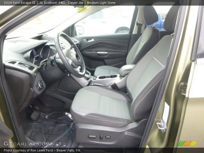 Ginger Ale / Medium Light Stone 2014 Ford Escape SE 2.0L EcoBoost 4WD