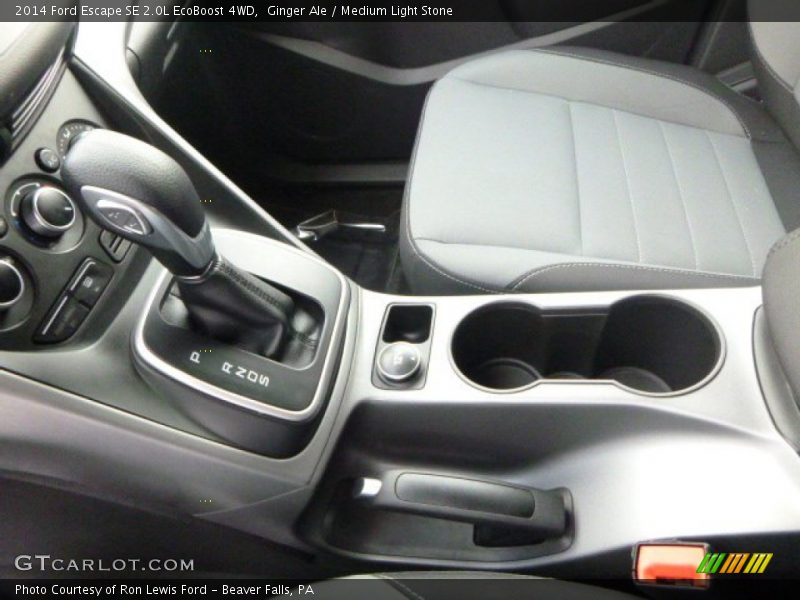 Ginger Ale / Medium Light Stone 2014 Ford Escape SE 2.0L EcoBoost 4WD
