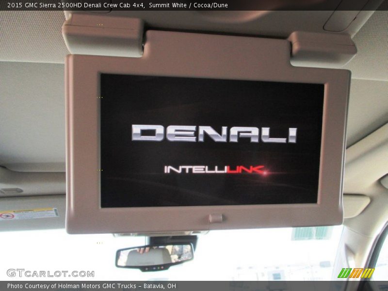 Summit White / Cocoa/Dune 2015 GMC Sierra 2500HD Denali Crew Cab 4x4