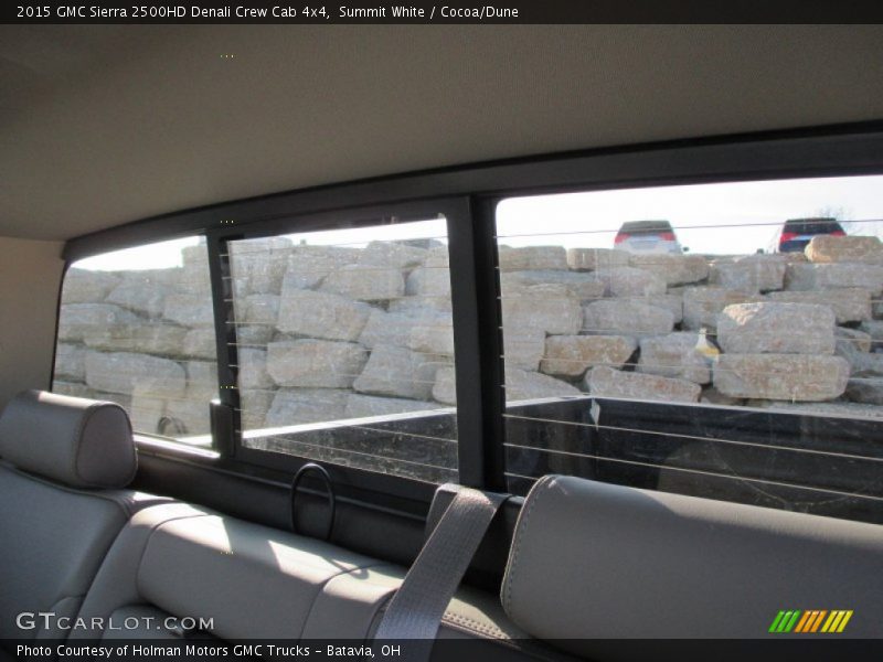 Summit White / Cocoa/Dune 2015 GMC Sierra 2500HD Denali Crew Cab 4x4