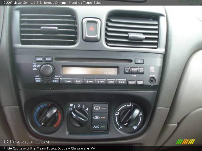 Bronze Shimmer Metallic / Taupe Beige 2006 Nissan Sentra 1.8 S