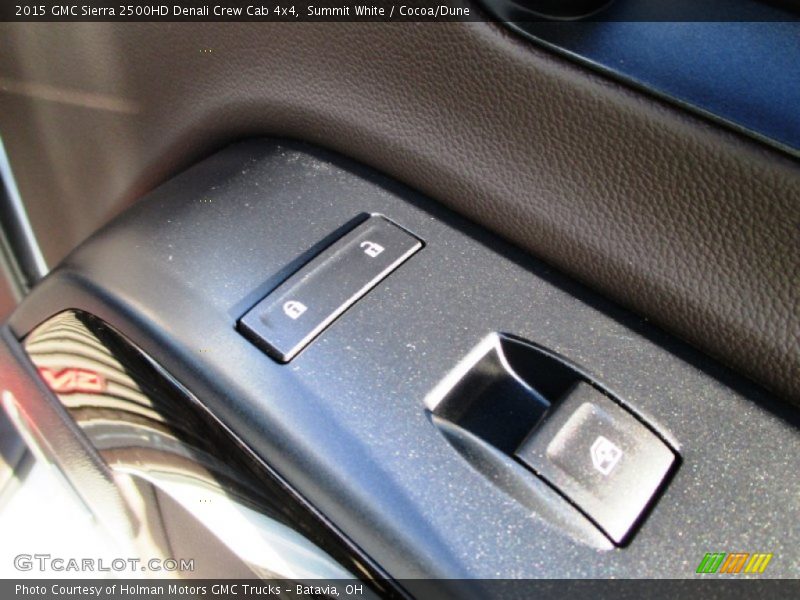 Summit White / Cocoa/Dune 2015 GMC Sierra 2500HD Denali Crew Cab 4x4