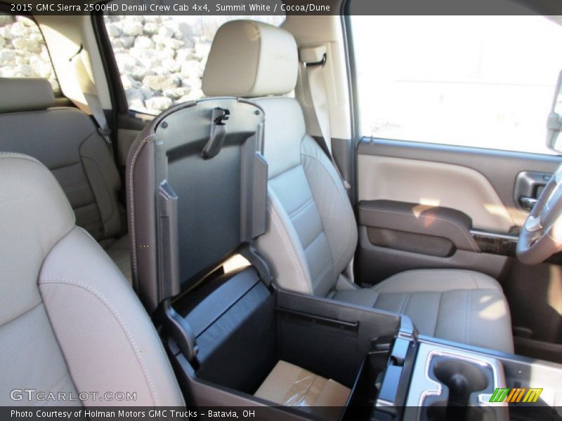 Summit White / Cocoa/Dune 2015 GMC Sierra 2500HD Denali Crew Cab 4x4