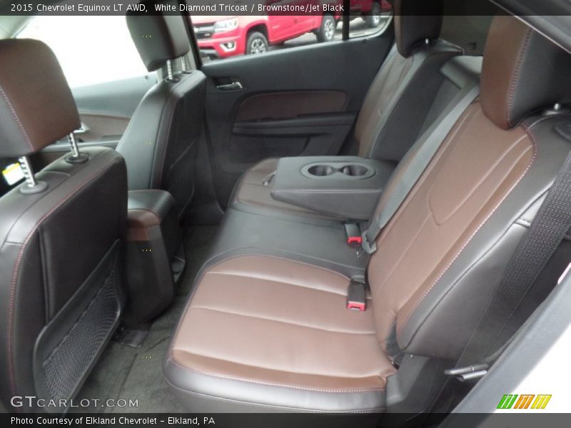White Diamond Tricoat / Brownstone/Jet Black 2015 Chevrolet Equinox LT AWD