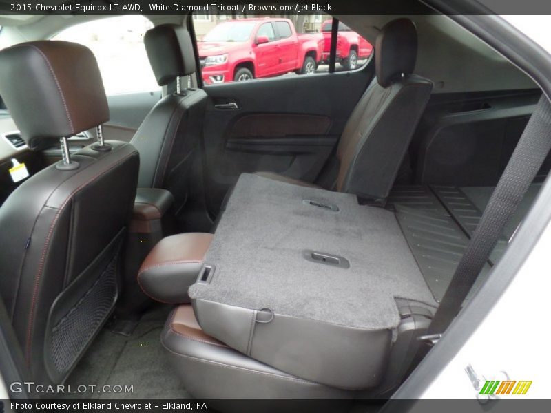 White Diamond Tricoat / Brownstone/Jet Black 2015 Chevrolet Equinox LT AWD