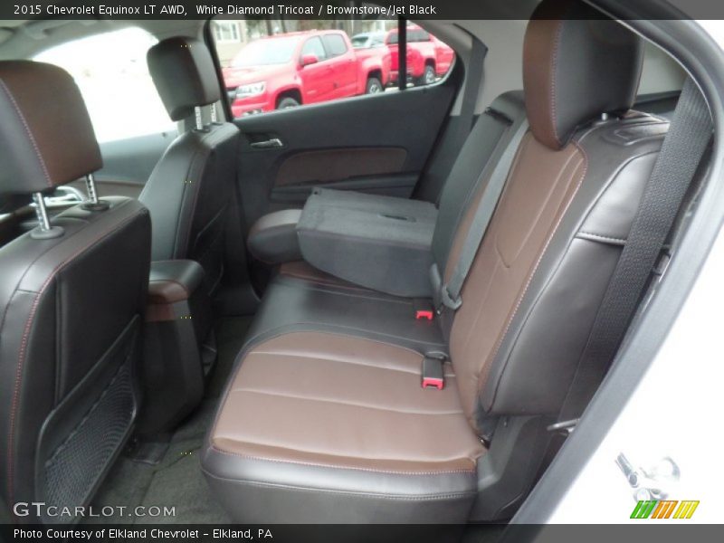 White Diamond Tricoat / Brownstone/Jet Black 2015 Chevrolet Equinox LT AWD