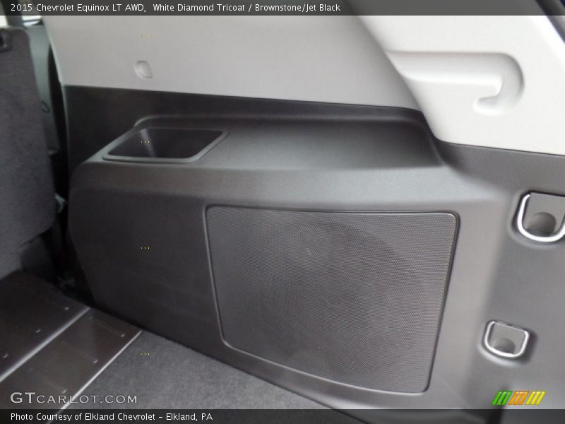White Diamond Tricoat / Brownstone/Jet Black 2015 Chevrolet Equinox LT AWD