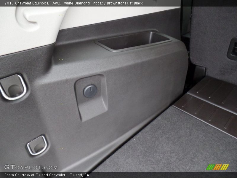 White Diamond Tricoat / Brownstone/Jet Black 2015 Chevrolet Equinox LT AWD