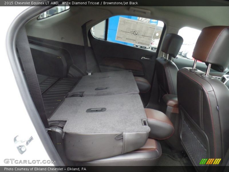White Diamond Tricoat / Brownstone/Jet Black 2015 Chevrolet Equinox LT AWD