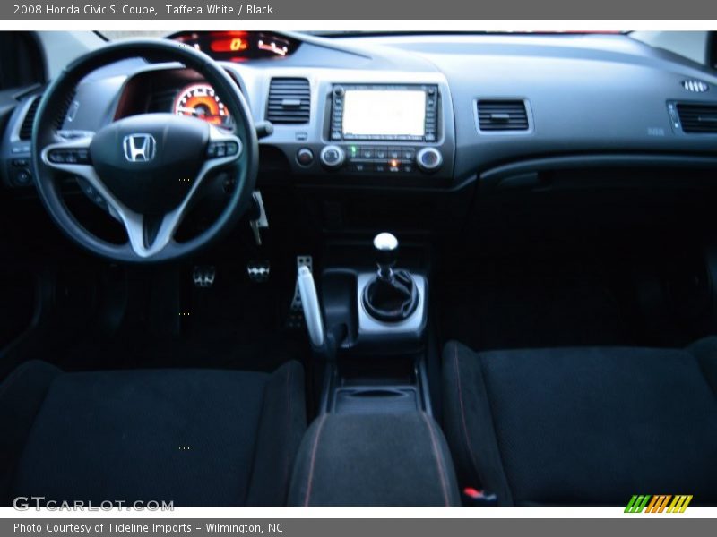 Taffeta White / Black 2008 Honda Civic Si Coupe