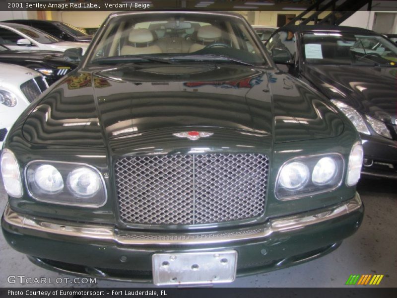 Verdant / Beige 2001 Bentley Arnage Red Label