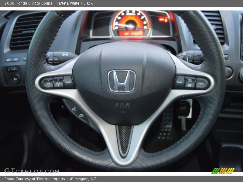 Taffeta White / Black 2008 Honda Civic Si Coupe