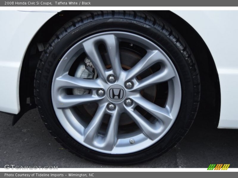 Taffeta White / Black 2008 Honda Civic Si Coupe
