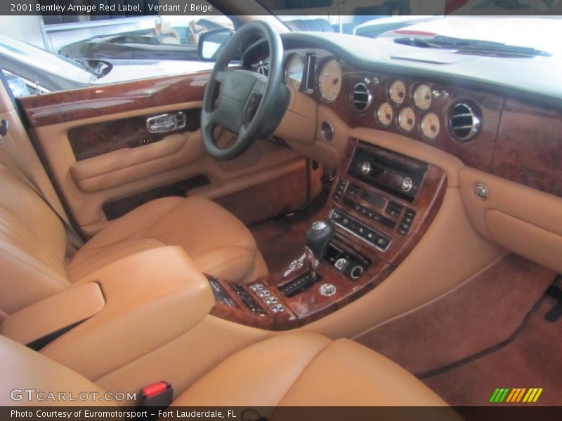Verdant / Beige 2001 Bentley Arnage Red Label