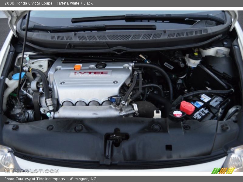 Taffeta White / Black 2008 Honda Civic Si Coupe