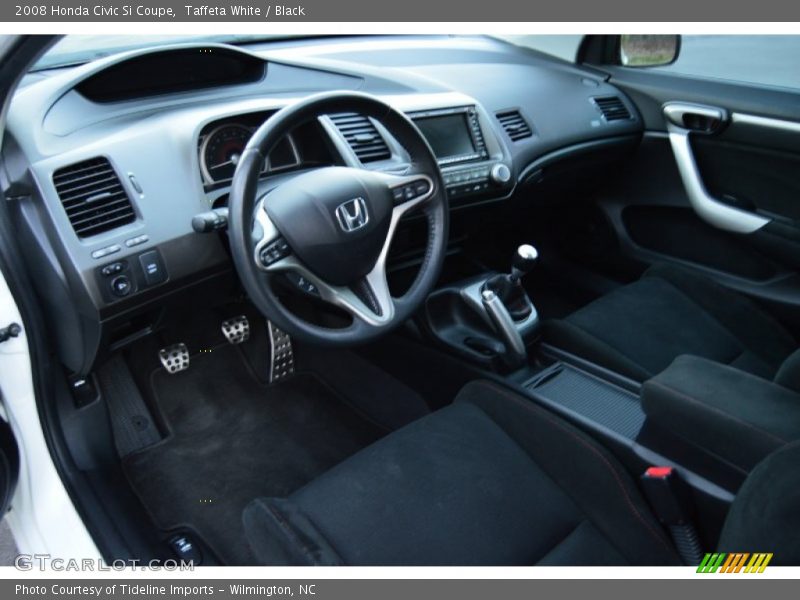 Taffeta White / Black 2008 Honda Civic Si Coupe