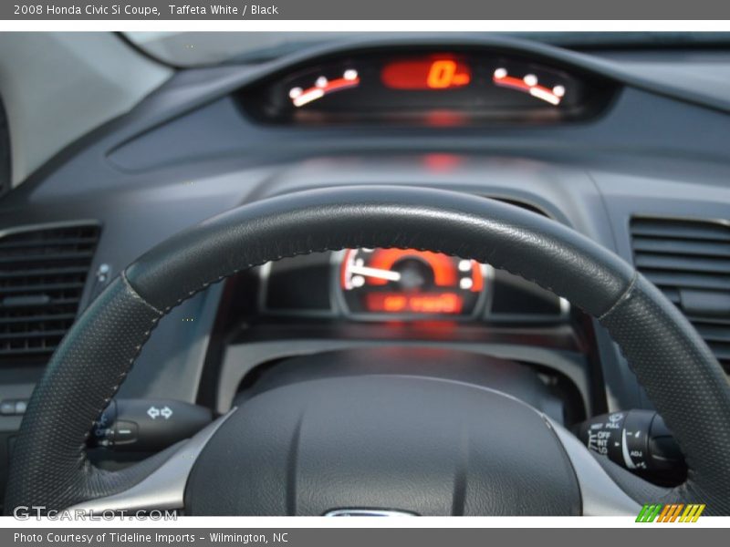 Taffeta White / Black 2008 Honda Civic Si Coupe