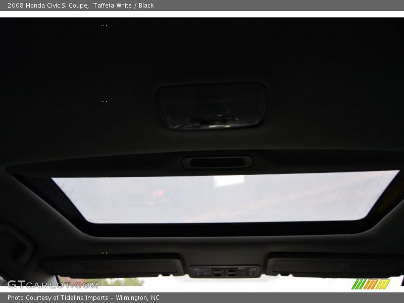Taffeta White / Black 2008 Honda Civic Si Coupe