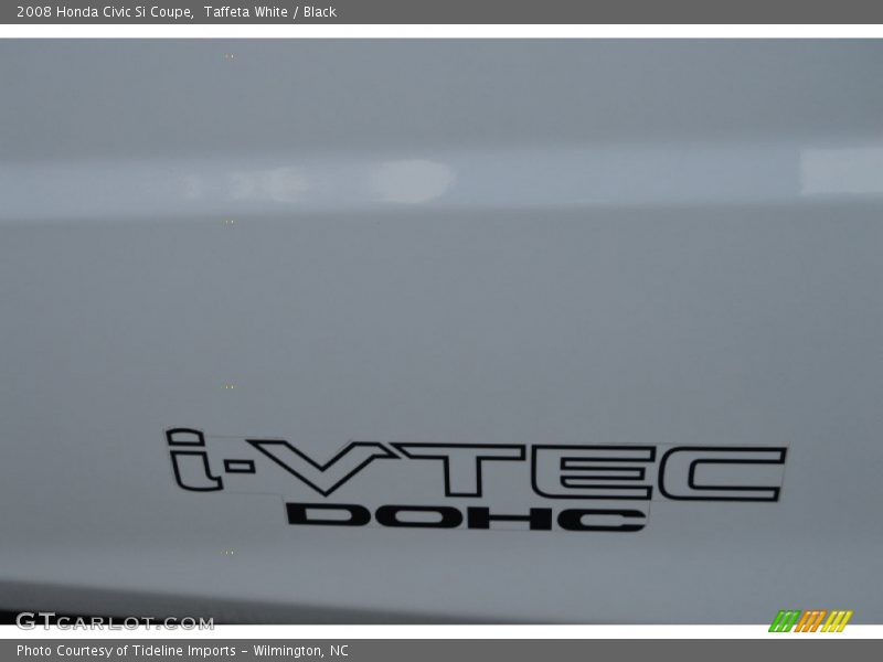 Taffeta White / Black 2008 Honda Civic Si Coupe