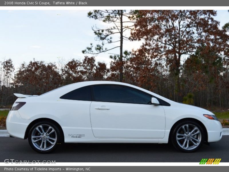 Taffeta White / Black 2008 Honda Civic Si Coupe