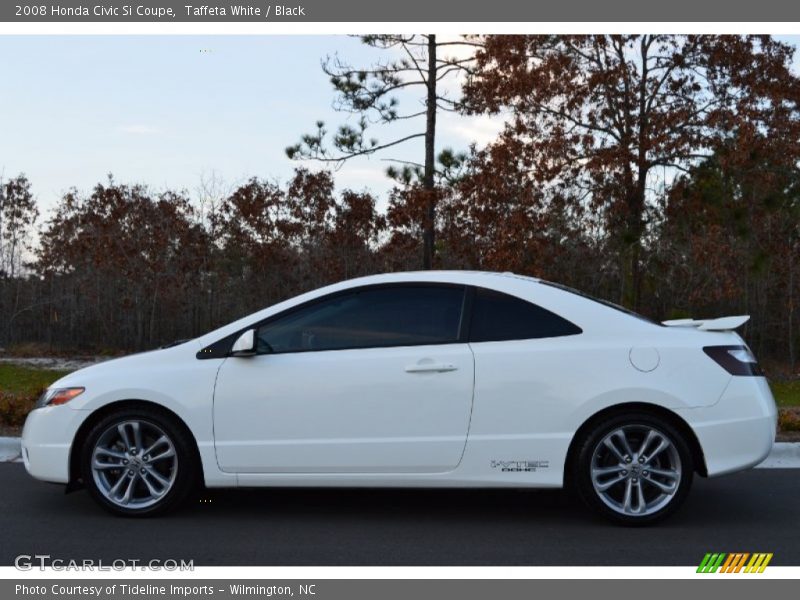 Taffeta White / Black 2008 Honda Civic Si Coupe