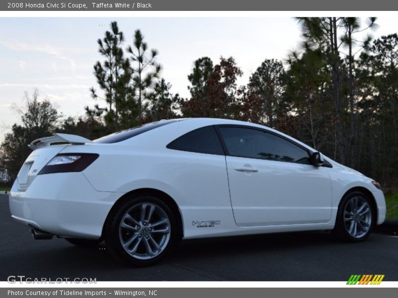 Taffeta White / Black 2008 Honda Civic Si Coupe