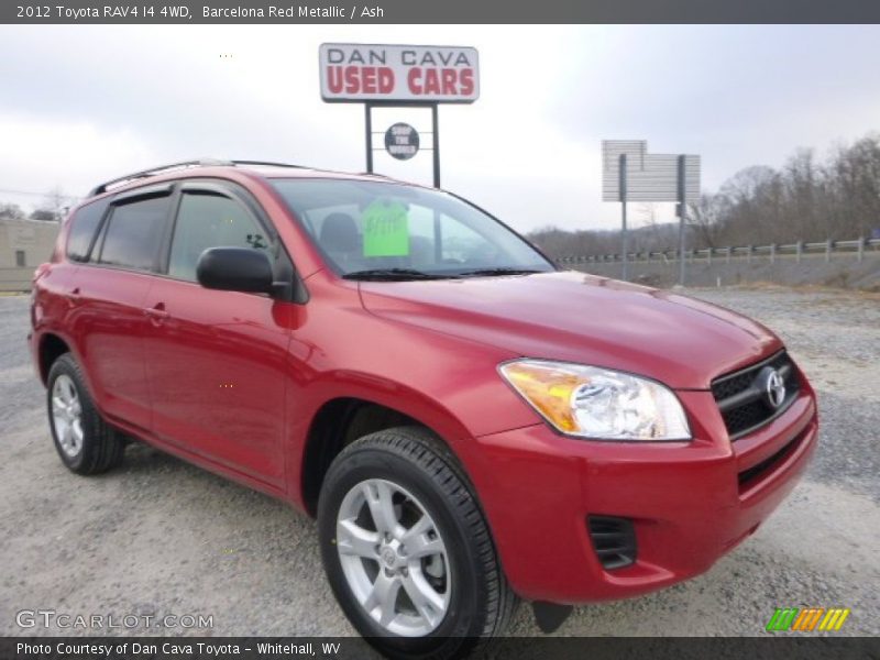 Barcelona Red Metallic / Ash 2012 Toyota RAV4 I4 4WD