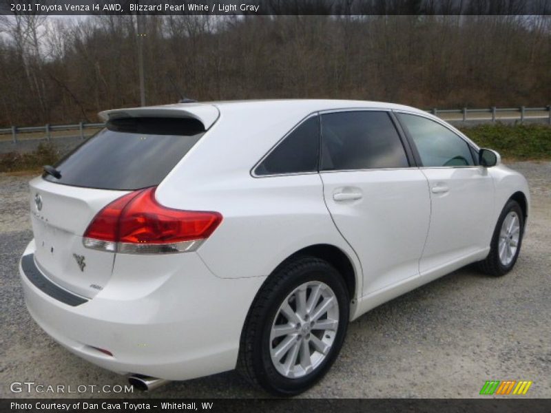 Blizzard Pearl White / Light Gray 2011 Toyota Venza I4 AWD