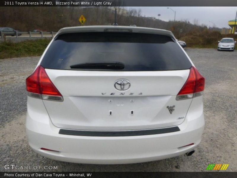 Blizzard Pearl White / Light Gray 2011 Toyota Venza I4 AWD