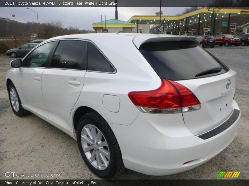 Blizzard Pearl White / Light Gray 2011 Toyota Venza I4 AWD