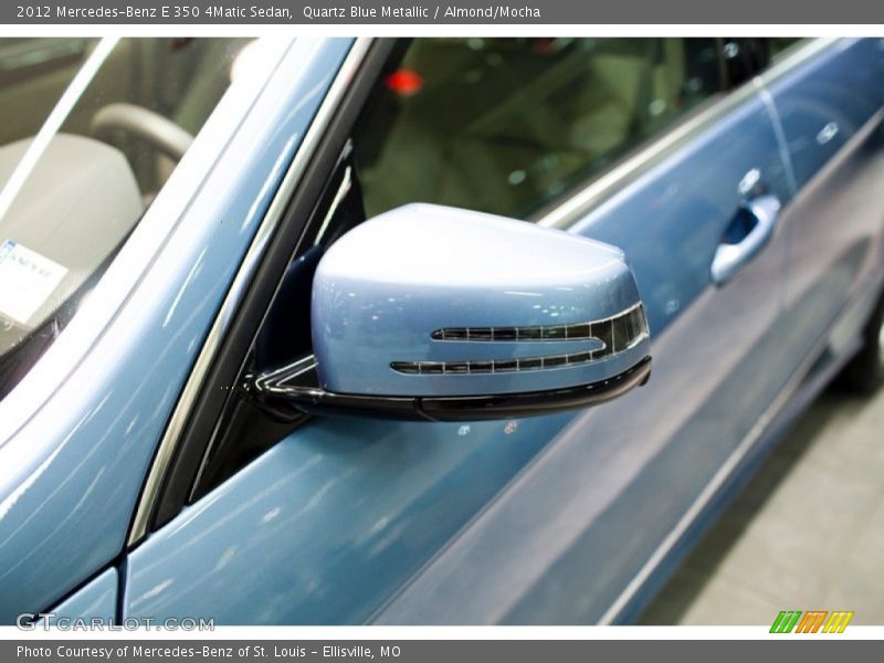 Quartz Blue Metallic / Almond/Mocha 2012 Mercedes-Benz E 350 4Matic Sedan