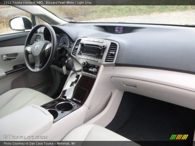 Blizzard Pearl White / Light Gray 2011 Toyota Venza I4 AWD