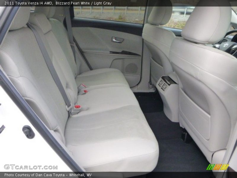 Blizzard Pearl White / Light Gray 2011 Toyota Venza I4 AWD