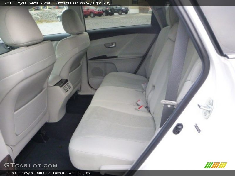 Blizzard Pearl White / Light Gray 2011 Toyota Venza I4 AWD