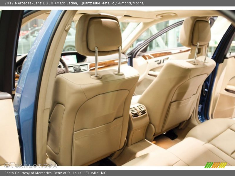 Quartz Blue Metallic / Almond/Mocha 2012 Mercedes-Benz E 350 4Matic Sedan