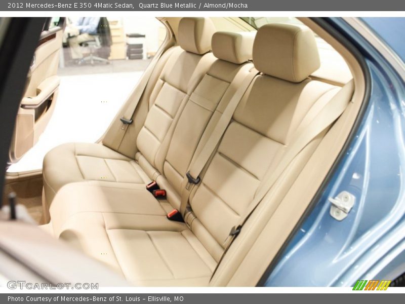 Rear Seat of 2012 E 350 4Matic Sedan