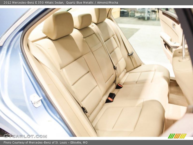 Quartz Blue Metallic / Almond/Mocha 2012 Mercedes-Benz E 350 4Matic Sedan