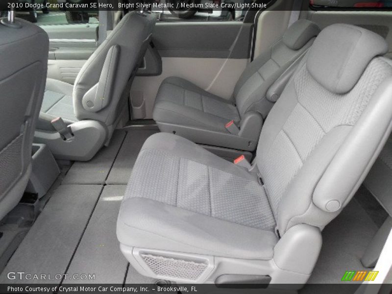 Bright Silver Metallic / Medium Slate Gray/Light Shale 2010 Dodge Grand Caravan SE Hero