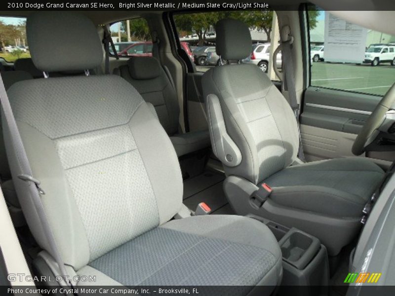 Bright Silver Metallic / Medium Slate Gray/Light Shale 2010 Dodge Grand Caravan SE Hero