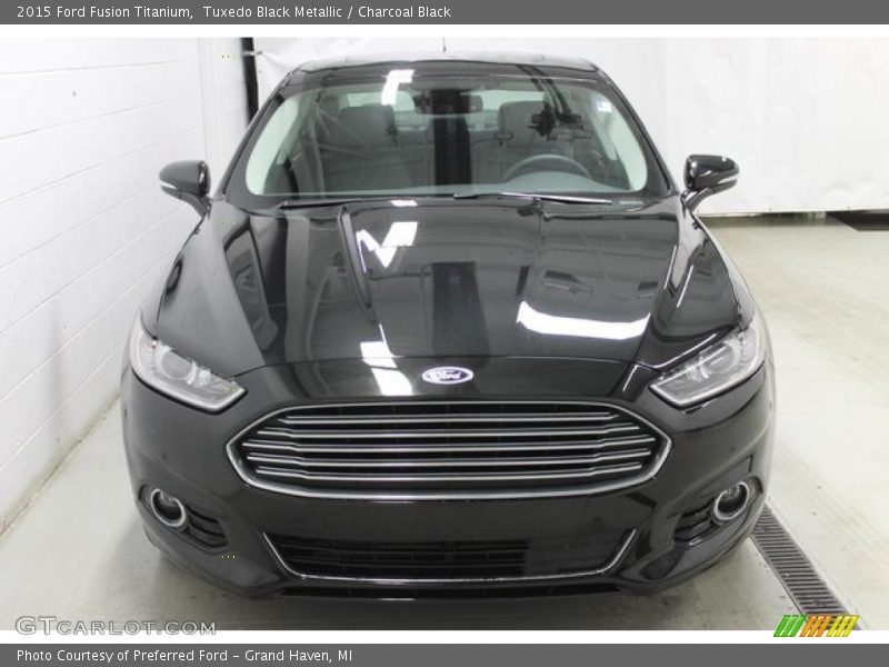 Tuxedo Black Metallic / Charcoal Black 2015 Ford Fusion Titanium