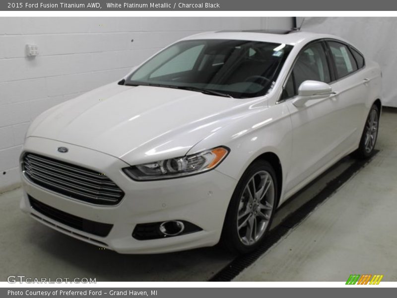 Front 3/4 View of 2015 Fusion Titanium AWD