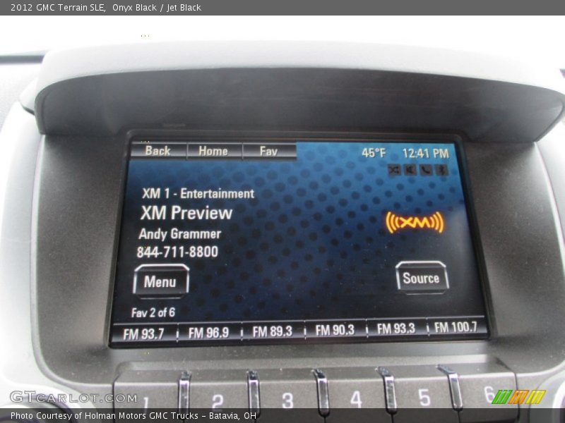 Onyx Black / Jet Black 2012 GMC Terrain SLE