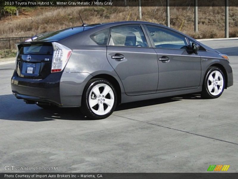 Winter Gray Metallic / Misty Gray 2010 Toyota Prius Hybrid V