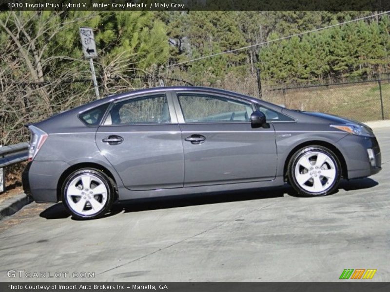 Winter Gray Metallic / Misty Gray 2010 Toyota Prius Hybrid V