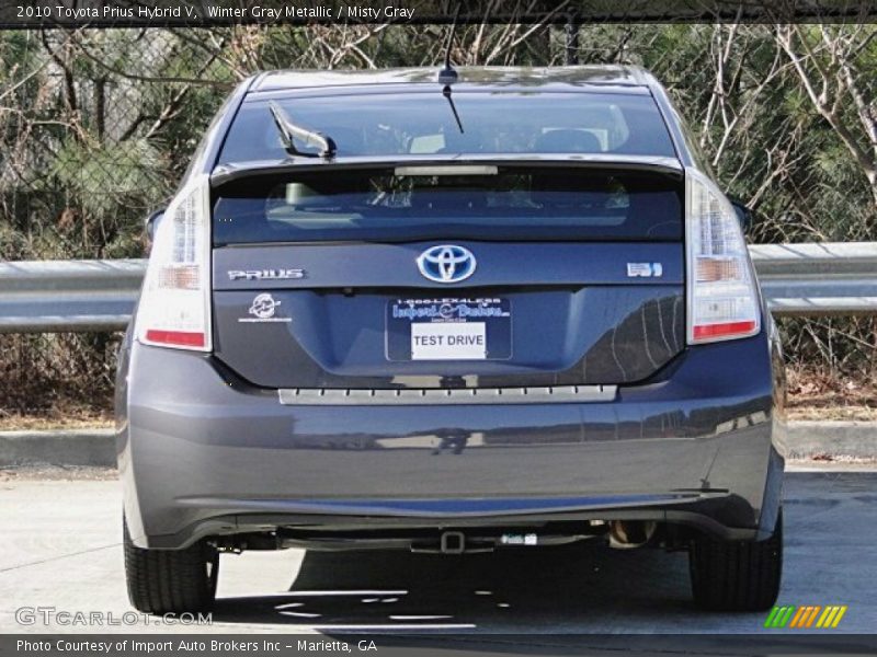 Winter Gray Metallic / Misty Gray 2010 Toyota Prius Hybrid V