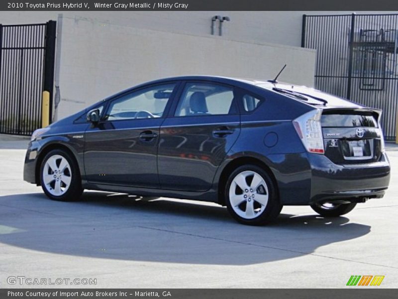 Winter Gray Metallic / Misty Gray 2010 Toyota Prius Hybrid V