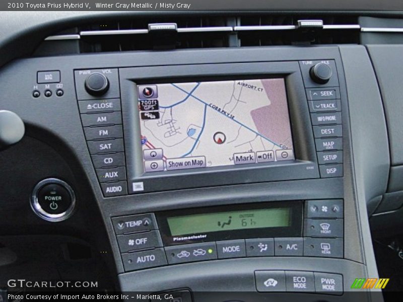 Winter Gray Metallic / Misty Gray 2010 Toyota Prius Hybrid V