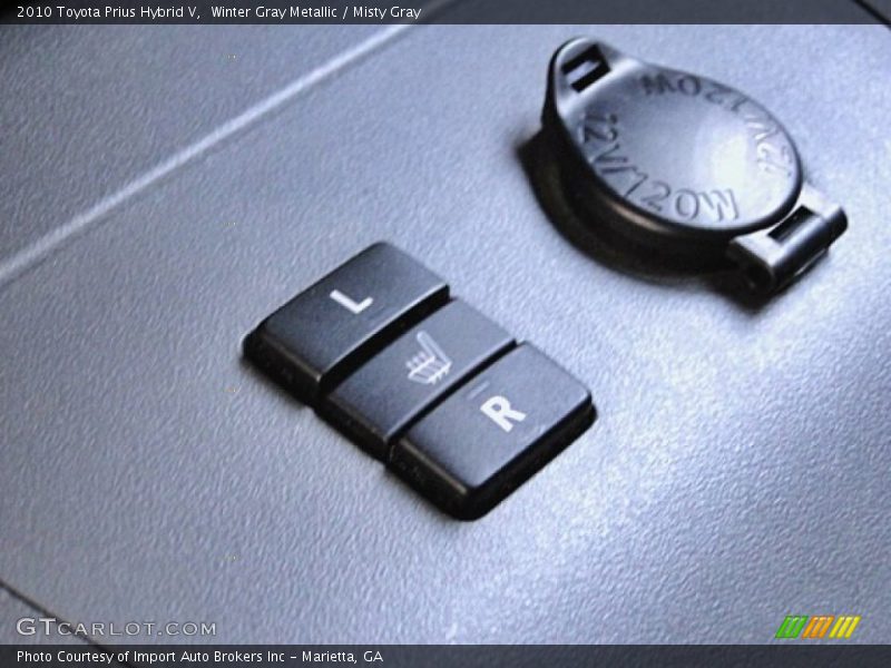 Winter Gray Metallic / Misty Gray 2010 Toyota Prius Hybrid V